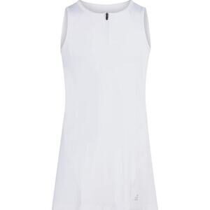 BCG Girls Sleeveless Tennis 1/4 Zip‎ UPF 50+ Swing Dress in White XL(16) $35